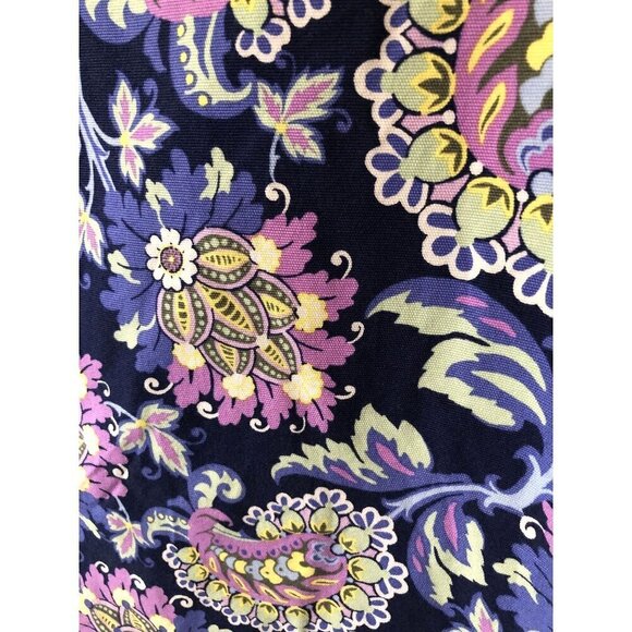 Talbots Petite Floral Paisley Mini Skirt Womens 4p Retro Colorful Easter Spring - Picture 2 of 9